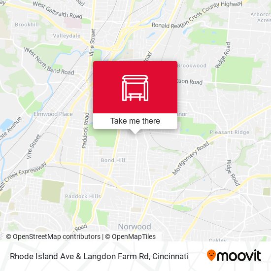 Rhode Island Ave & Langdon Farm Rd map