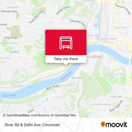 Mapa de River Rd & Delhi Ave