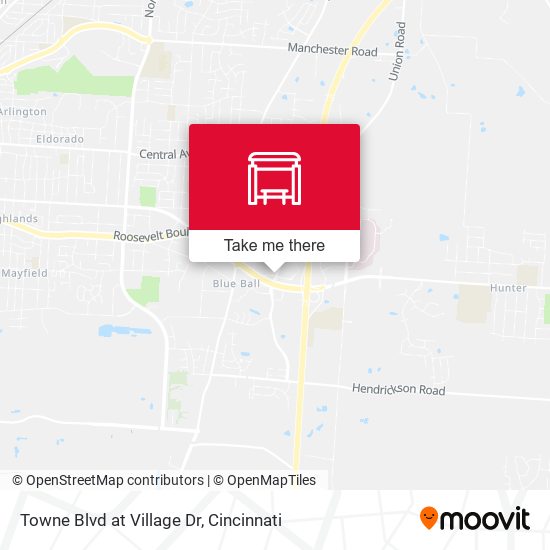 Mapa de Towne Blvd at Village Dr