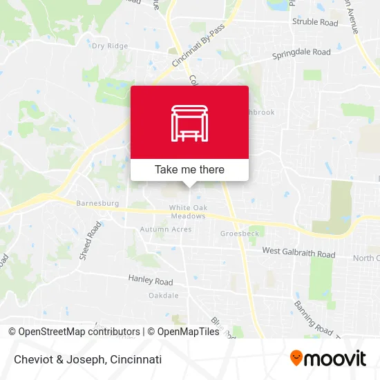Cheviot & Joseph map