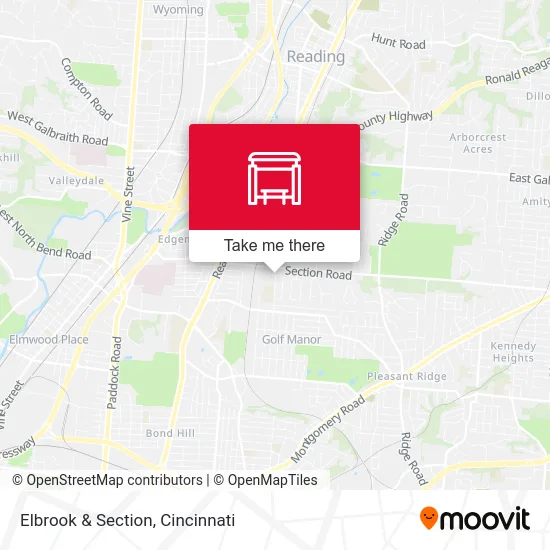 Elbrook & Section map