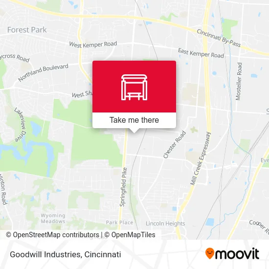 Goodwill Industries map