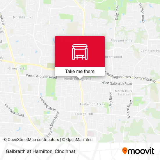 Galbraith at Hamilton map