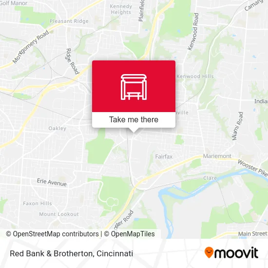 Red Bank & Brotherton map