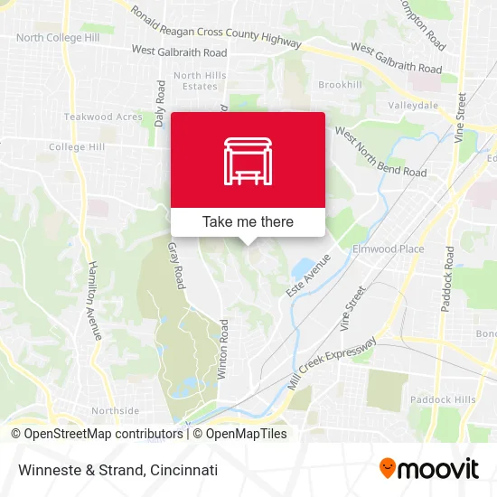 Winneste & Strand map