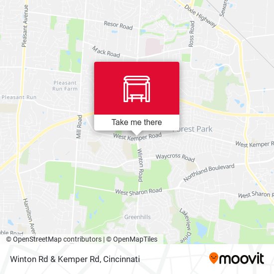Mapa de Winton Rd & Kemper Rd