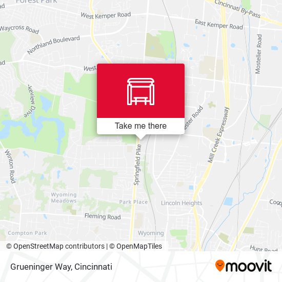 Mapa de Grueninger Way