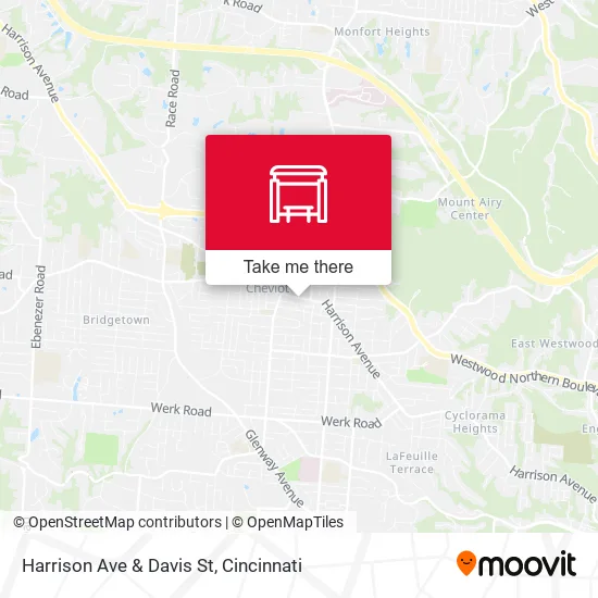 Mapa de Harrison Ave & Davis St