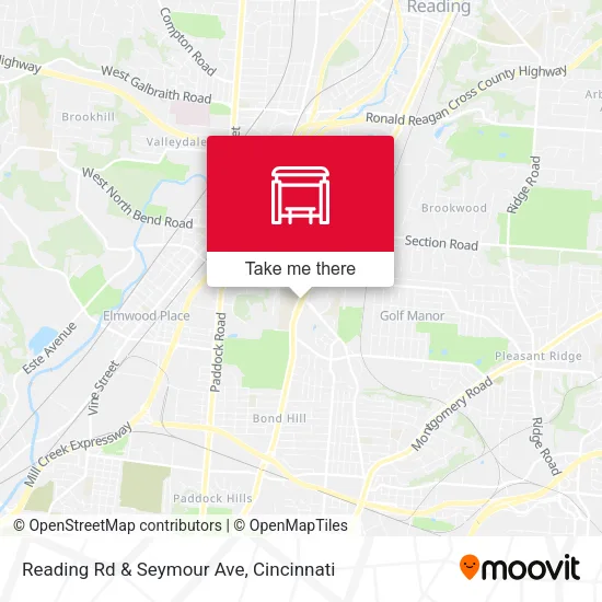 Mapa de Reading Rd & Seymour Ave