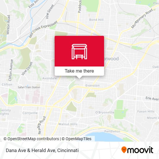 Mapa de Dana Ave & Herald Ave