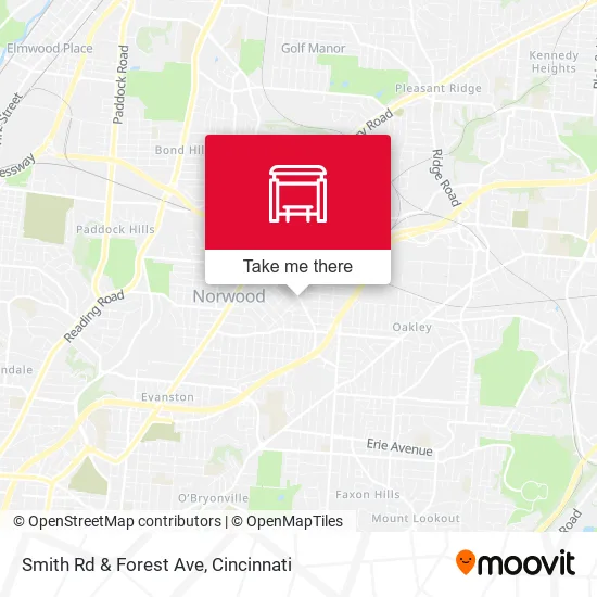 Mapa de Smith Rd & Forest Ave