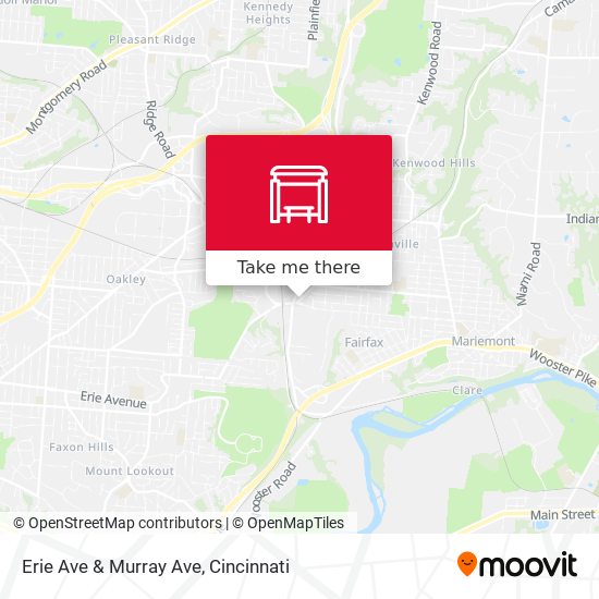 Erie Ave & Murray Ave map