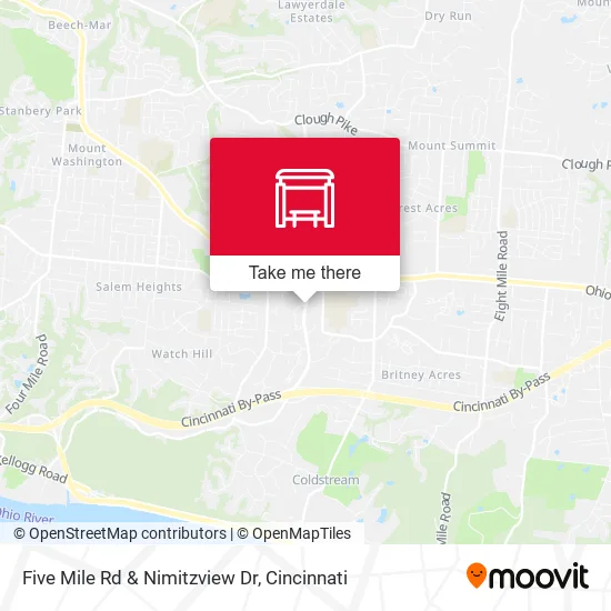 Mapa de Five Mile Rd & Nimitzview Dr