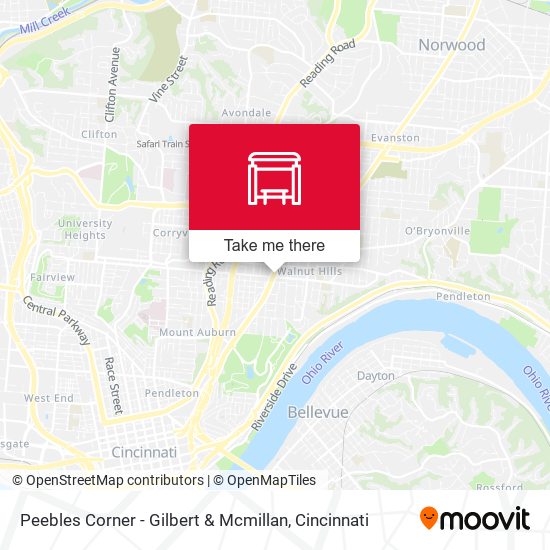 Mapa de Peebles Corner - Gilbert & Mcmillan