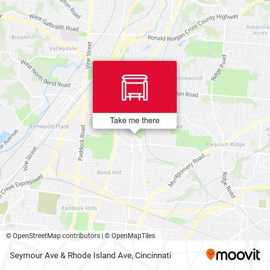 Seymour Ave & Rhode Island Ave map