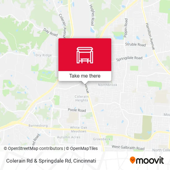 Mapa de Colerain Rd & Springdale Rd