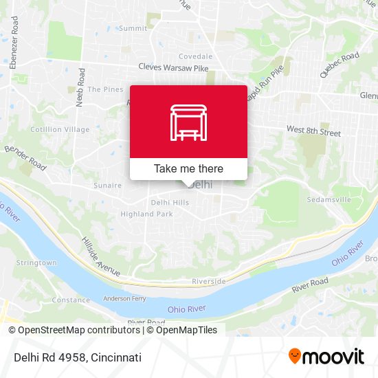 Mapa de Delhi Rd 4958