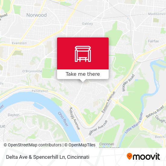 Delta Ave & Spencerhill Ln map