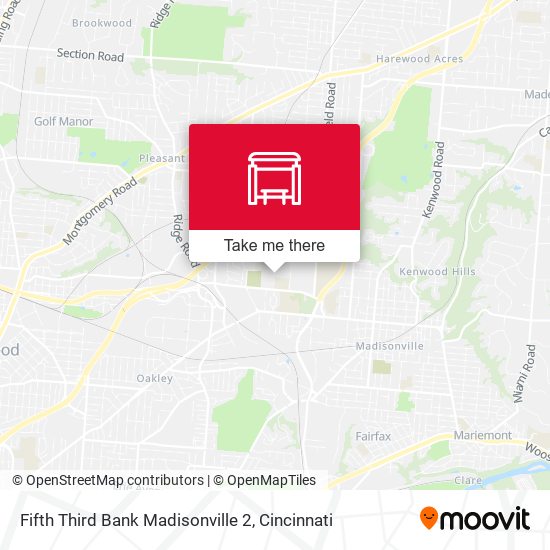 Mapa de Fifth Third Bank Madisonville 2