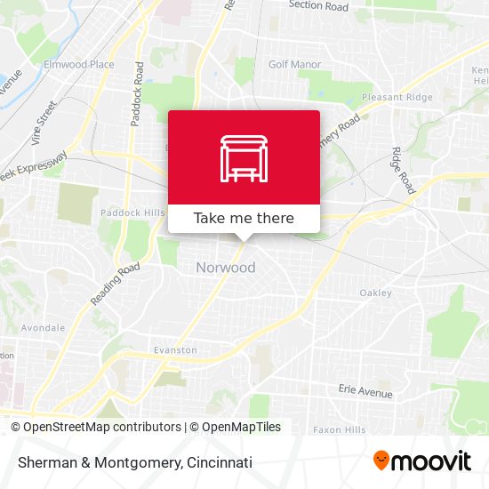 Mapa de Sherman & Montgomery
