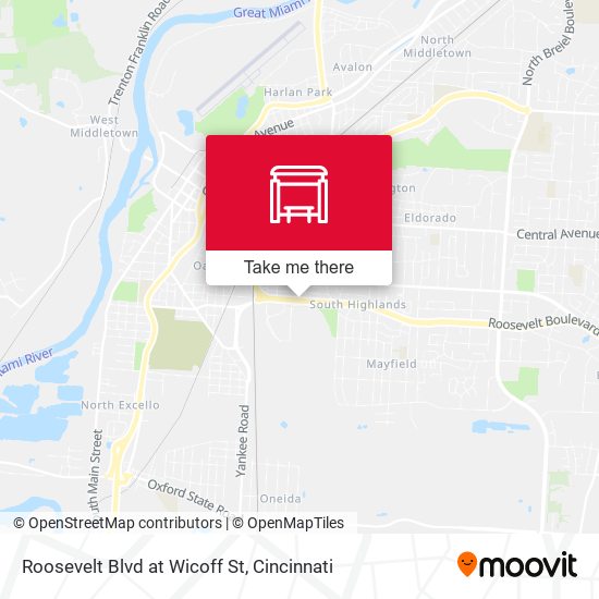Mapa de Roosevelt Blvd at Wicoff St