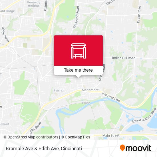 Mapa de Bramble Ave & Edith Ave