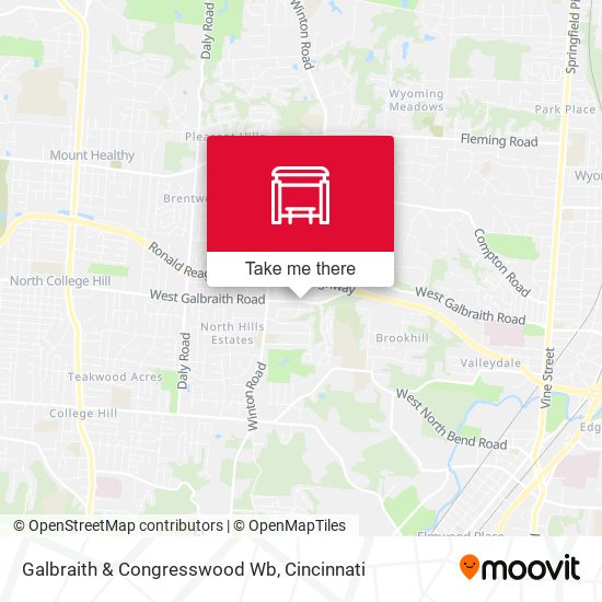 Mapa de Galbraith & Congresswood Wb