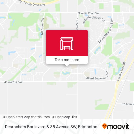 Desrochers Boulevard & 35 Avenue SW plan