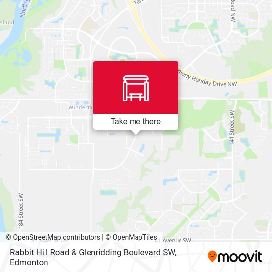 Rabbit Hill Road & Glenridding Boulevard SW plan