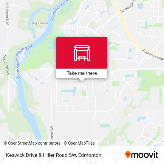 Keswick Drive & Hiller Road SW plan