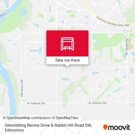 Glenridding Ravine Drive & Rabbit Hill Road SW map
