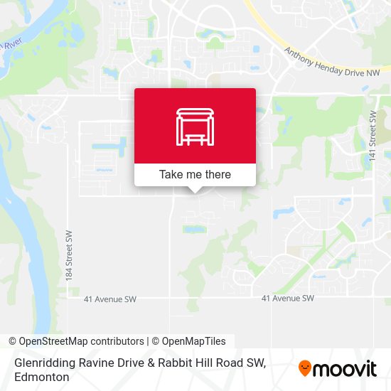 Glenridding Ravine Drive & Rabbit Hill Road SW plan