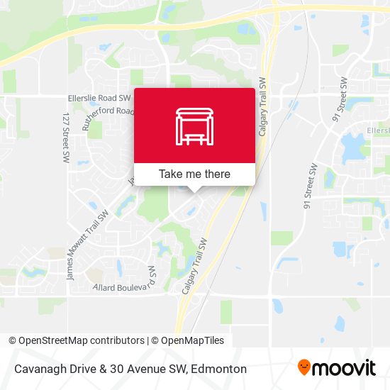 Cavanagh Drive & 30 Avenue SW plan
