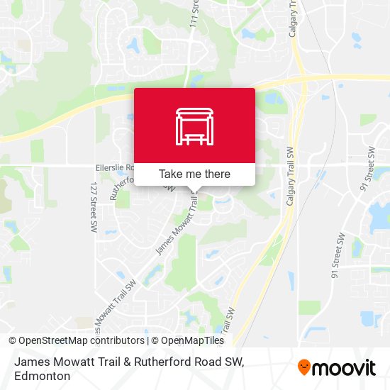 James Mowatt Trail & Rutherford Road SW map
