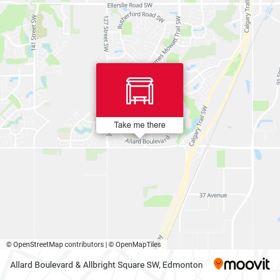 Allard Boulevard & Allbright Square SW map