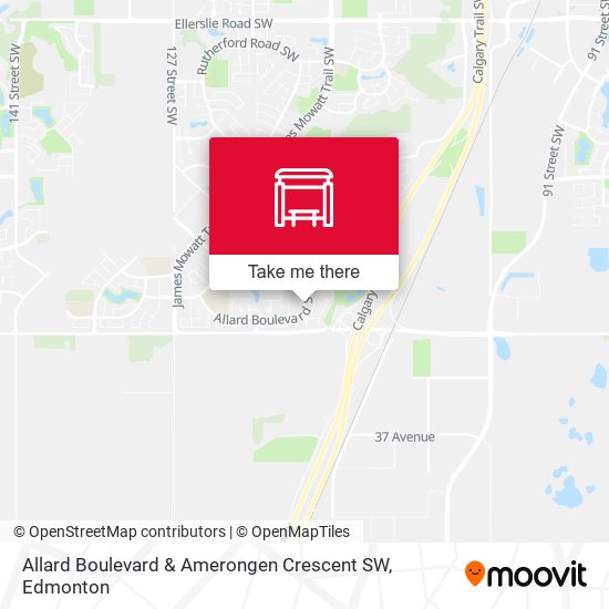 Allard Boulevard & Amerongen Crescent SW map