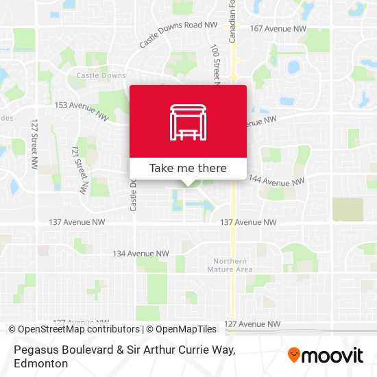 Pegasus Boulevard & Sir Arthur Currie Way plan