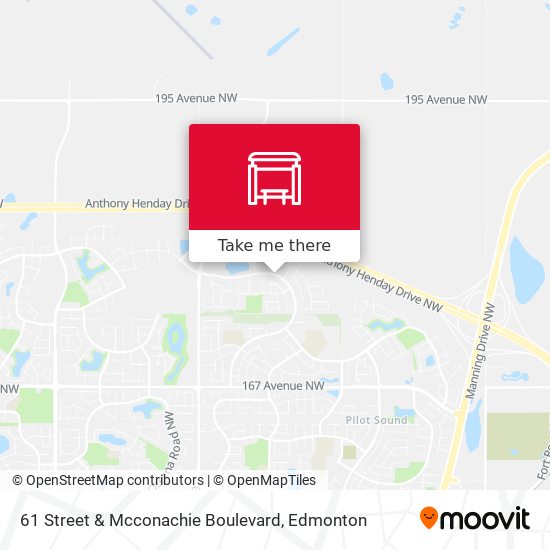 61 Street & Mcconachie Boulevard map