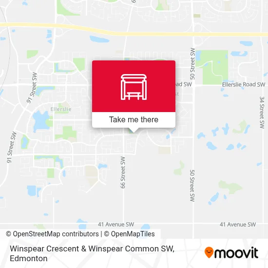 Winspear Crescent & Winspear Common SW map