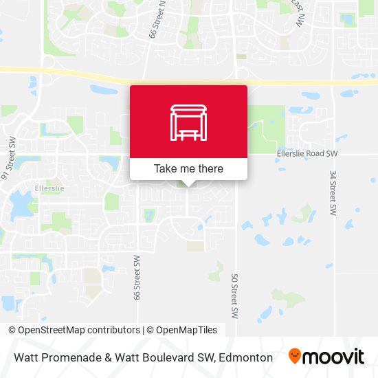 Watt Promenade & Watt Boulevard SW map