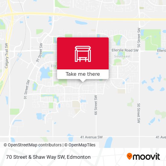 70 Street & Shaw Way SW plan