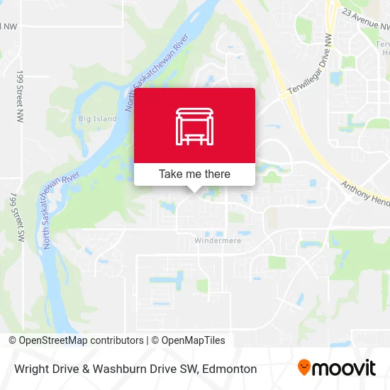 Wright Drive  & Washburn Drive SW map