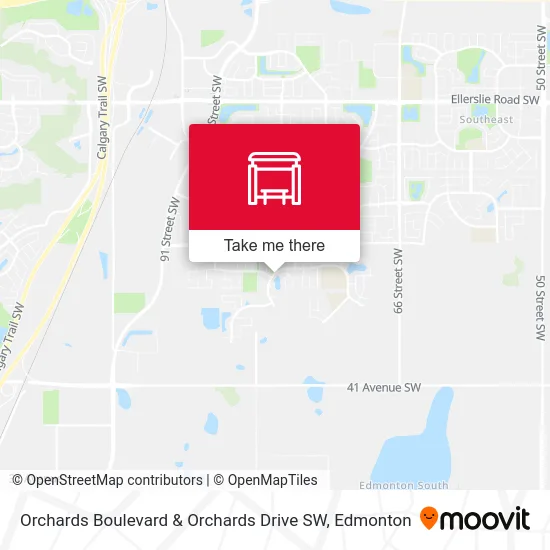 Orchards Boulevard & Orchards Drive SW map
