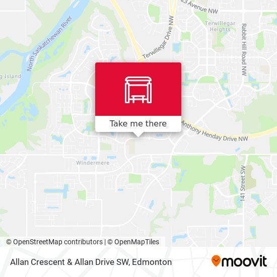 Allan Crescent & Allan Drive SW plan