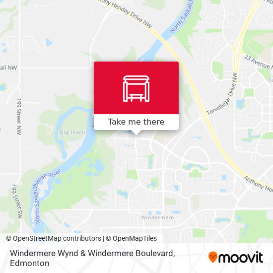 Windermere Wynd & Windermere Boulevard map