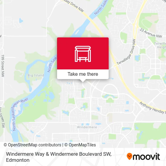 Windermere Way & Windermere Boulevard SW map