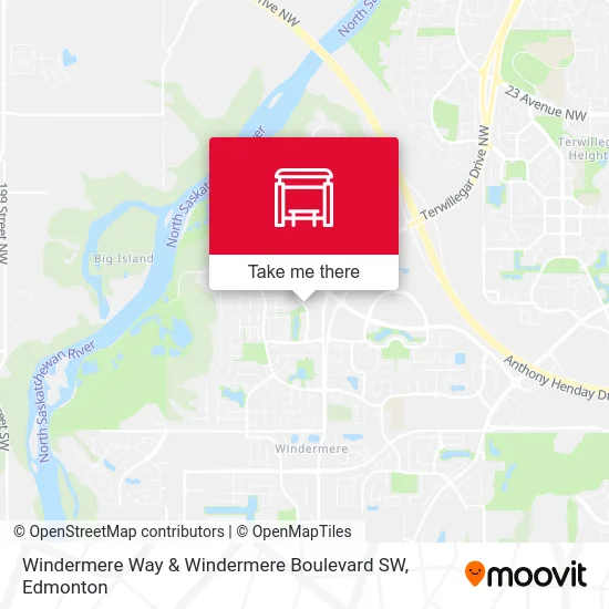 Windermere Way & Windermere Boulevard SW map