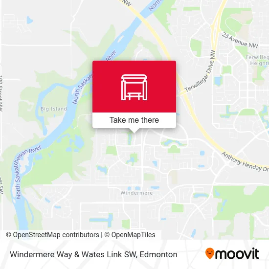 Windermere Way & Wates Link SW map