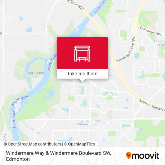 Windermere Way & Windermere Boulevard SW map