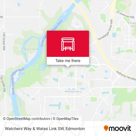 Watchers Way & Wates Link SW map